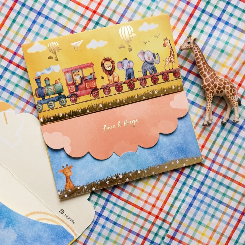 Animals on Train Envelope
