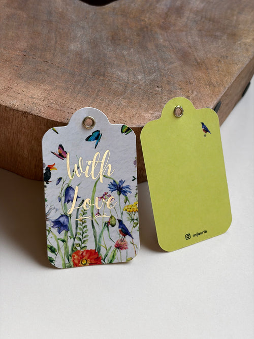 Butterfly Garden Gift Tag