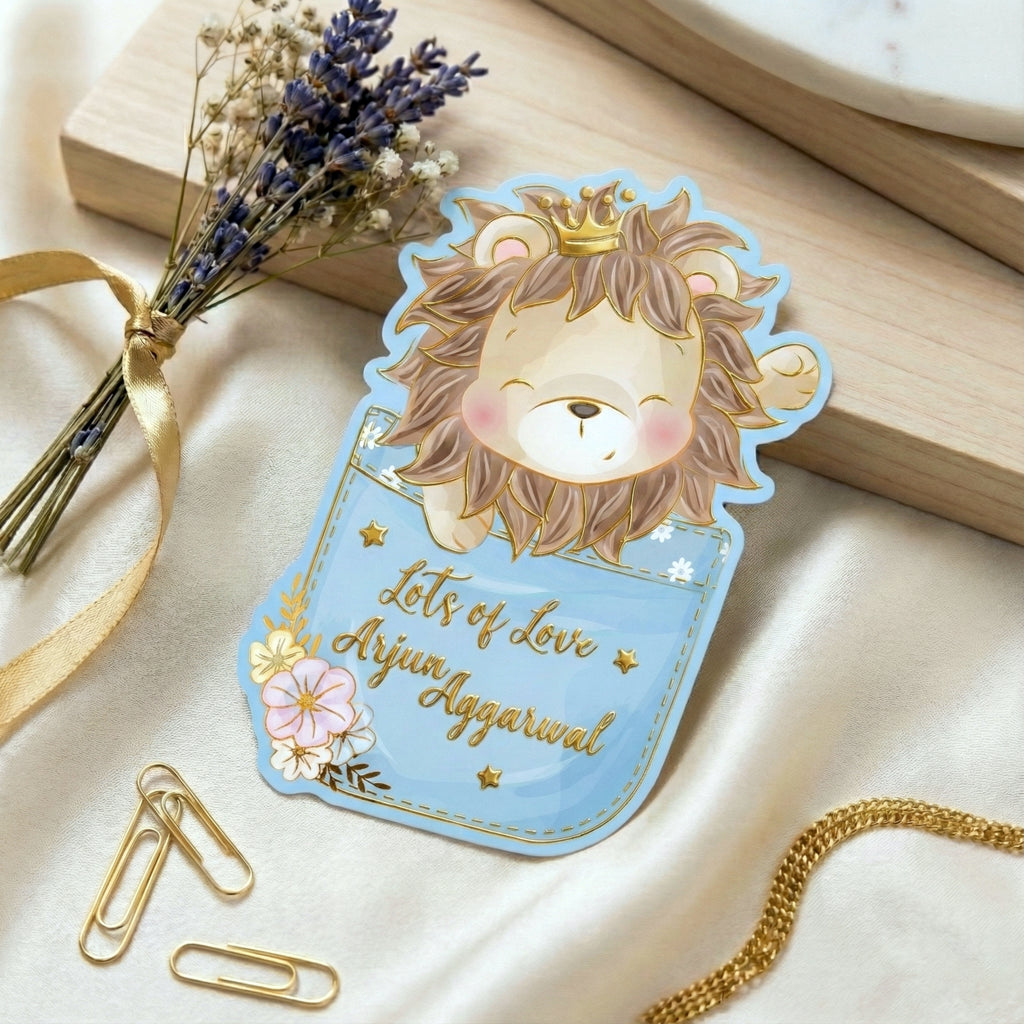 Lion Gift Tags Set
