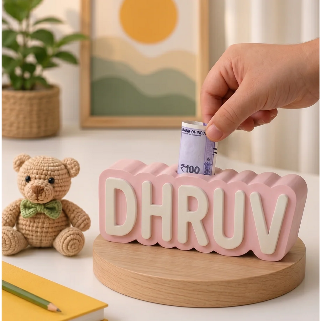 Personalised 3D Printed Piggy Bank