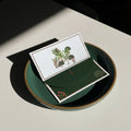 White Botanical envelope