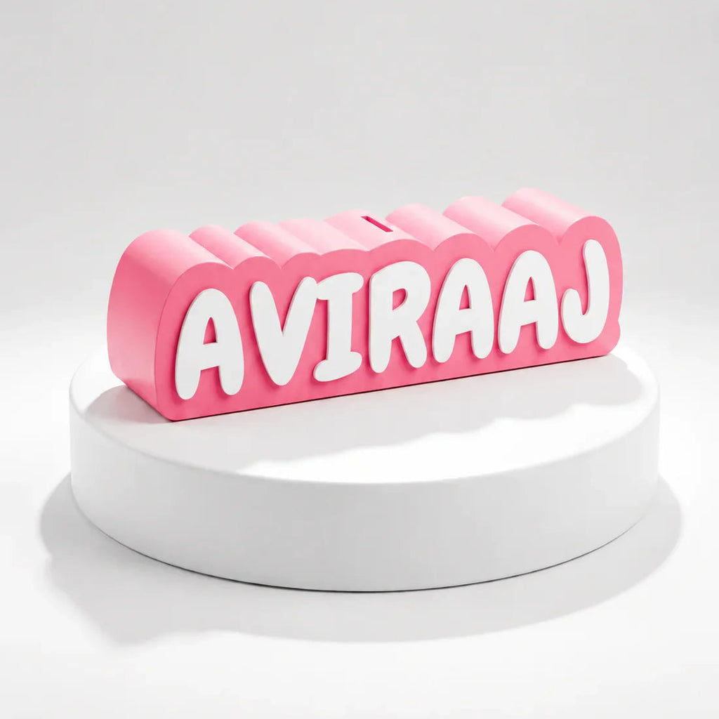 White on Pastel Pink