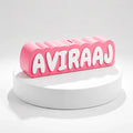 White on Pastel Pink