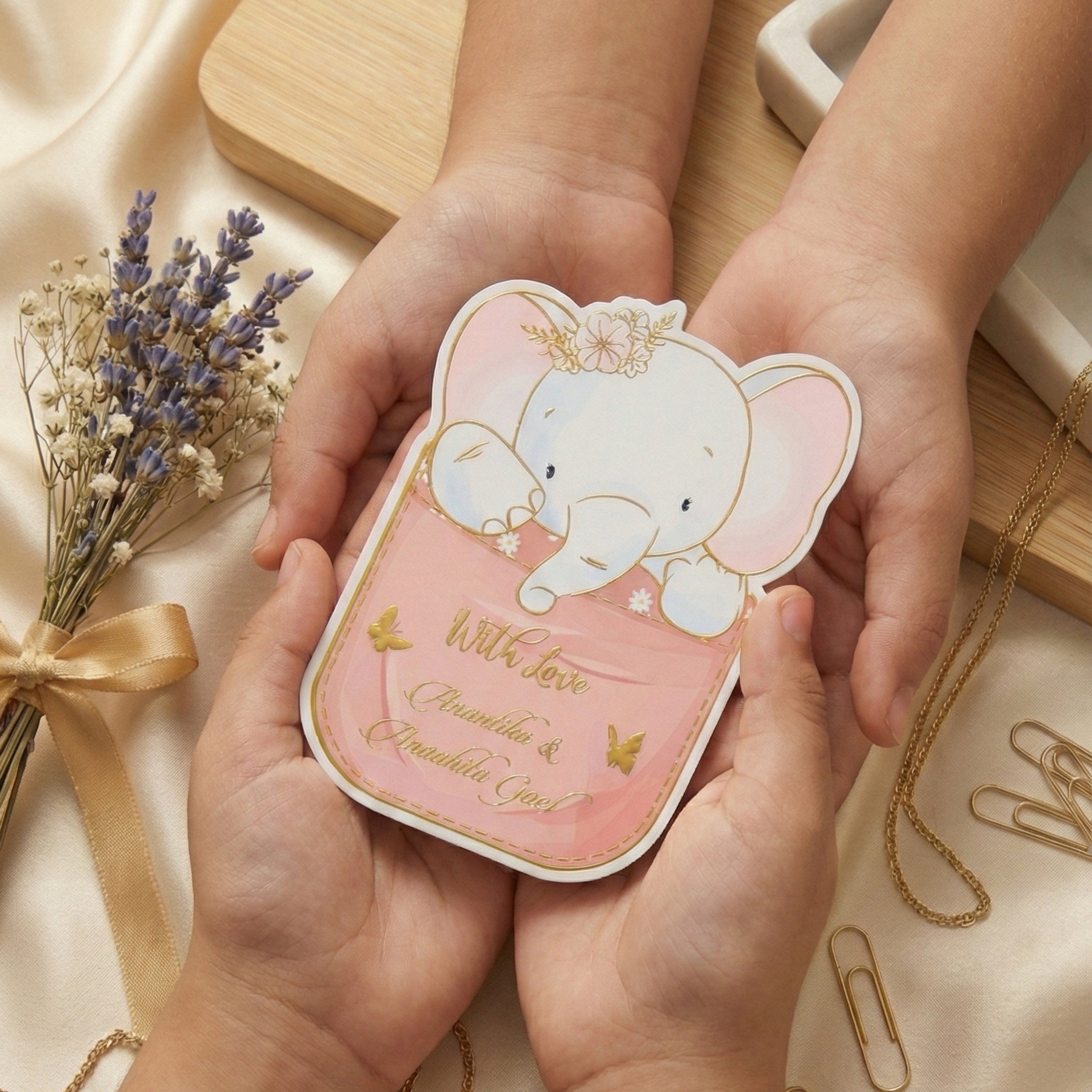 Elephant Gift Tags Set