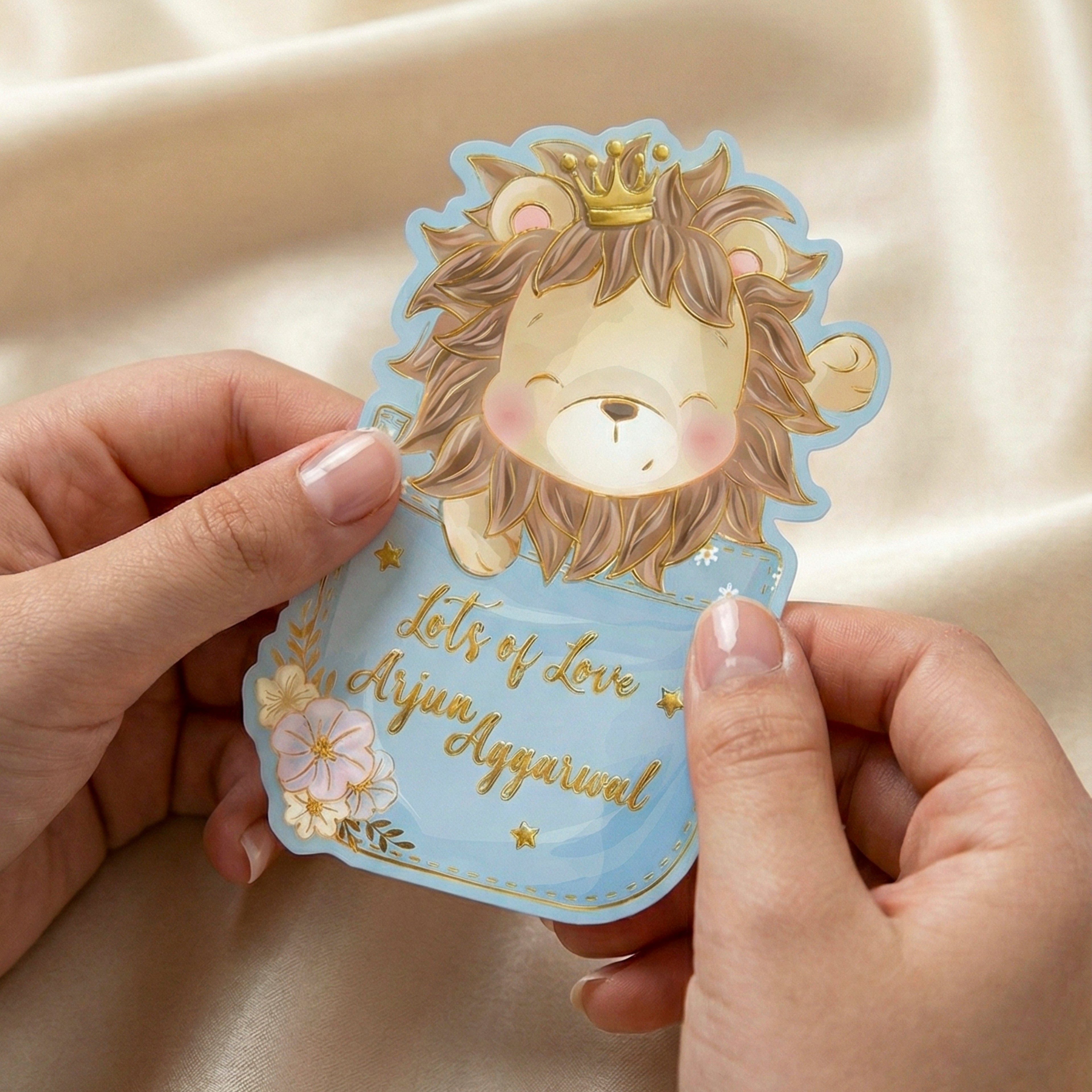 Lion Gift Tags Set