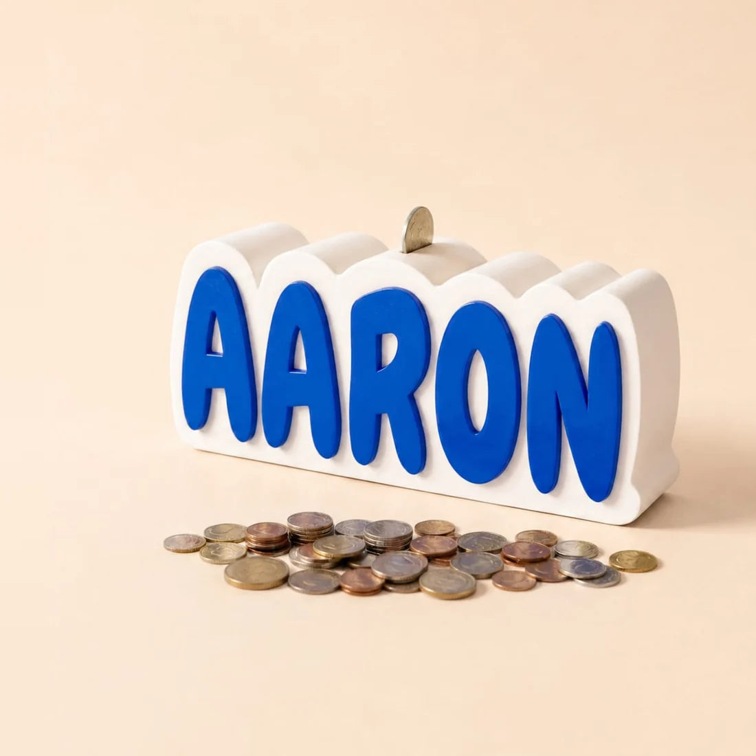 Personalised 3D Printed Piggy Bank