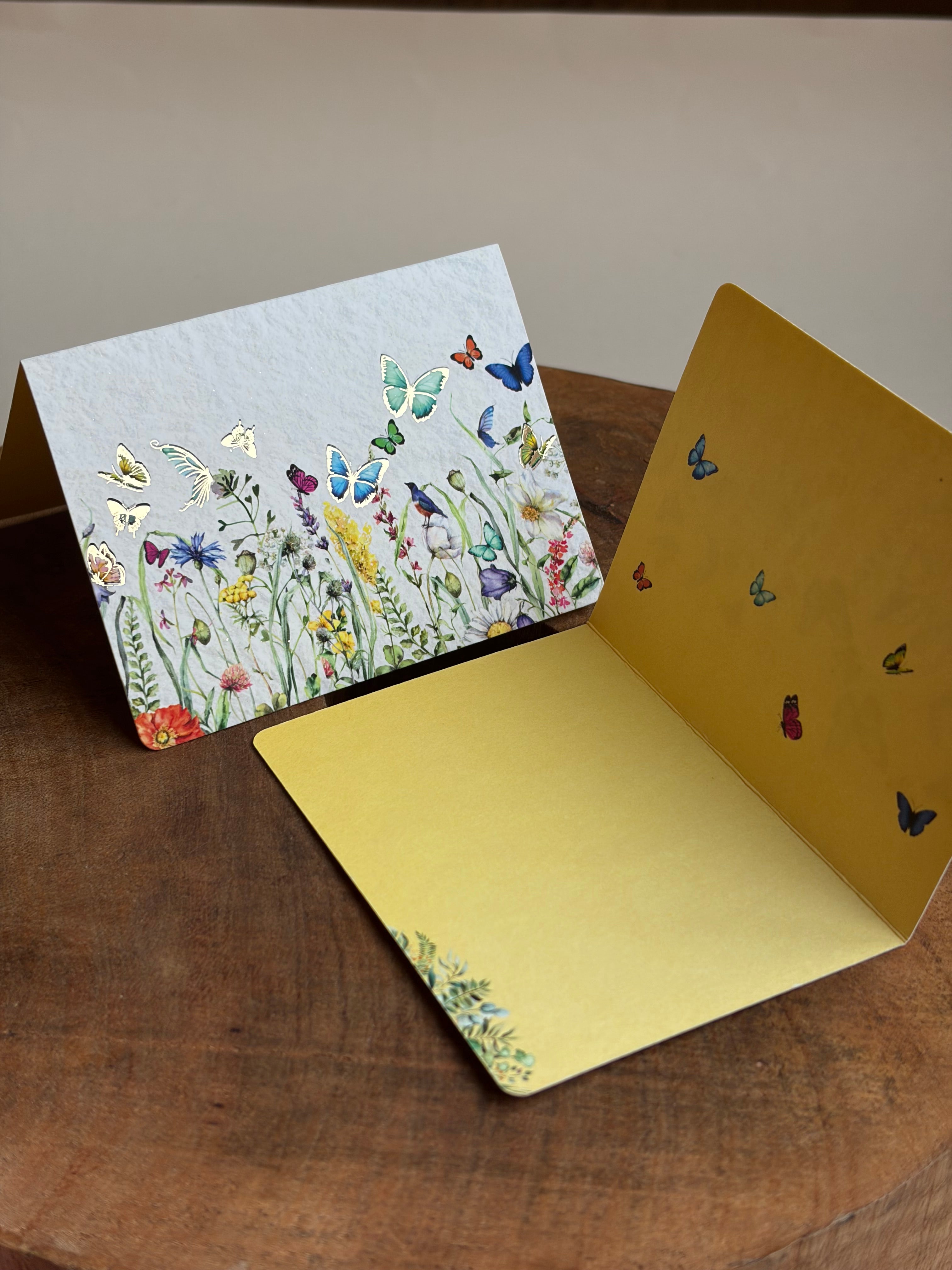 Butterfly Garden Foldcard