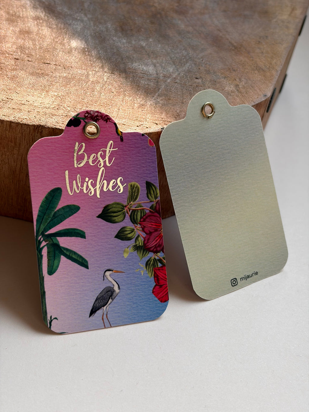 Ombré Pichwai Gift Tag