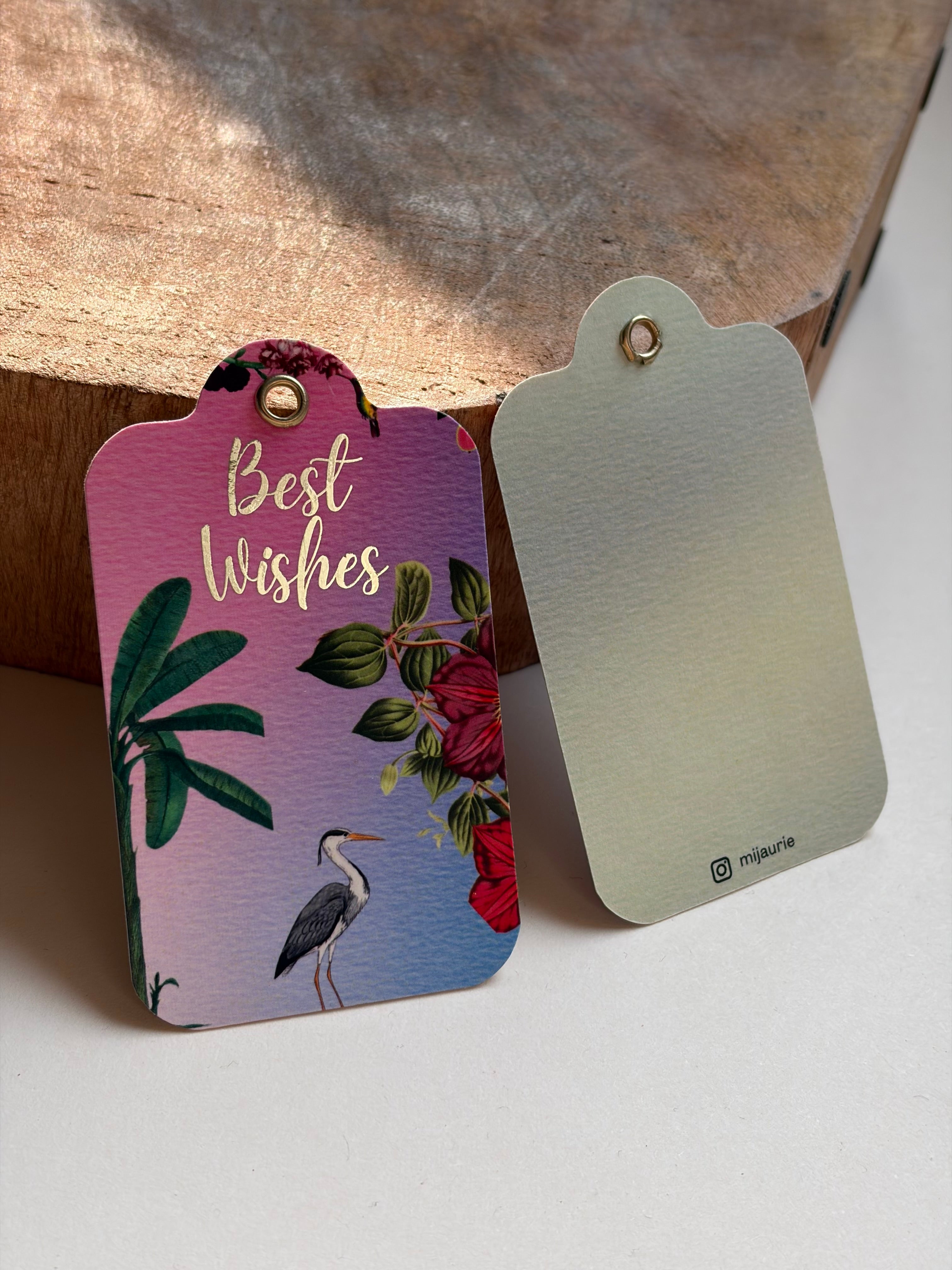 Ombré Pichwai Gift Tag