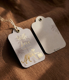 Leopard Vacay Adult Gift Tag