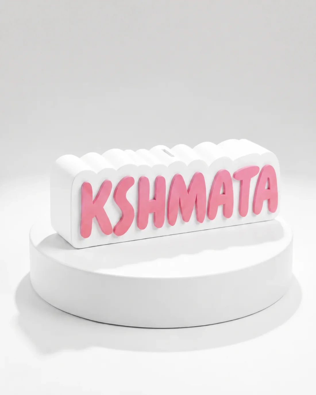Pink on White