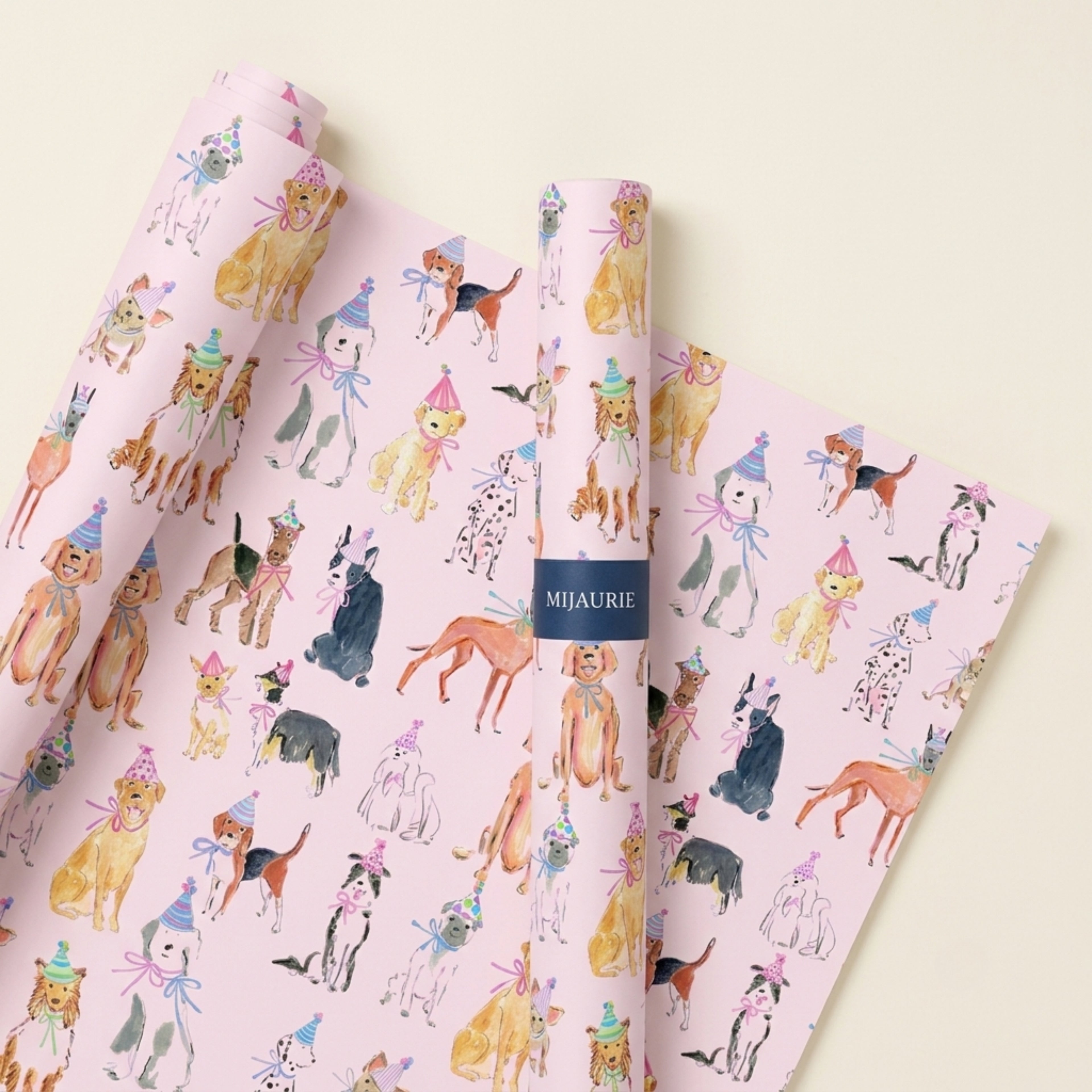 Doggy Party Wrapping Sheet