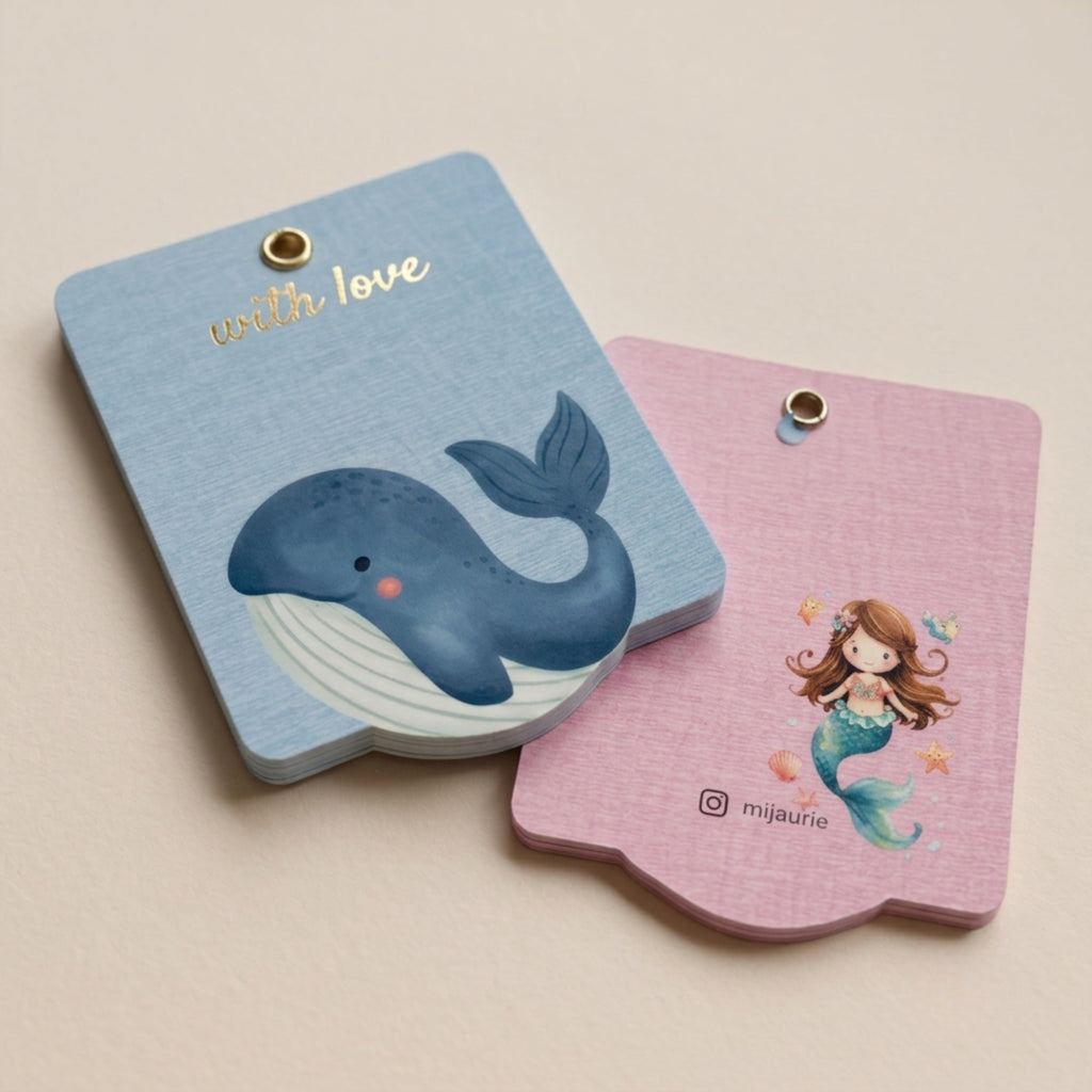 Mermaid Land Gift Tags Set