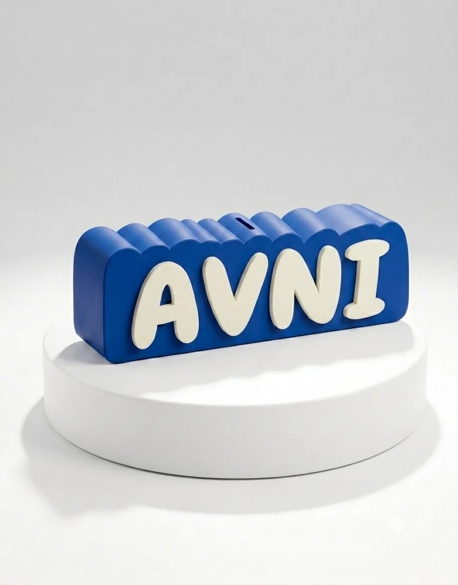 Personalised 3D Printed Piggy Bank