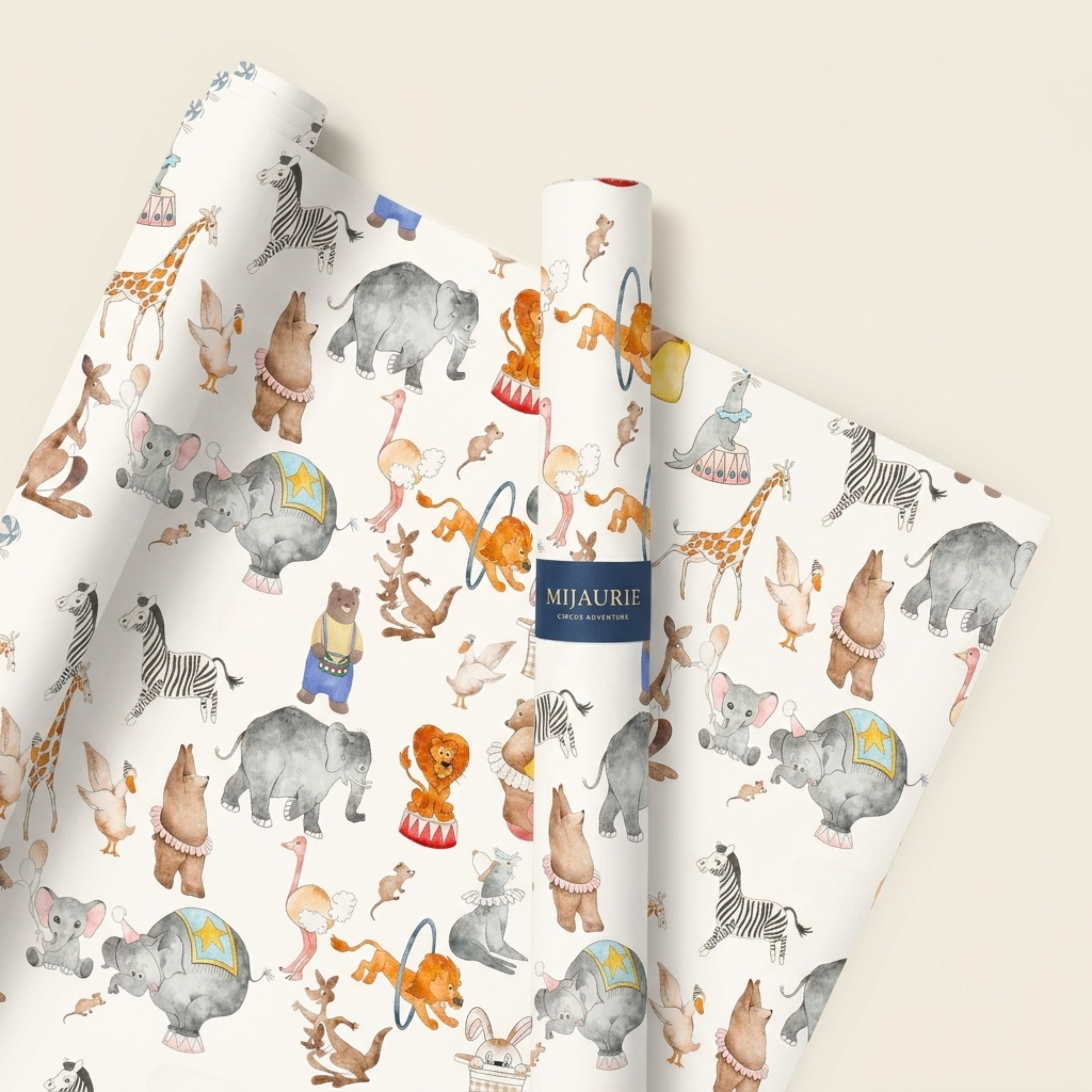 White Carnival Wrapping Sheet