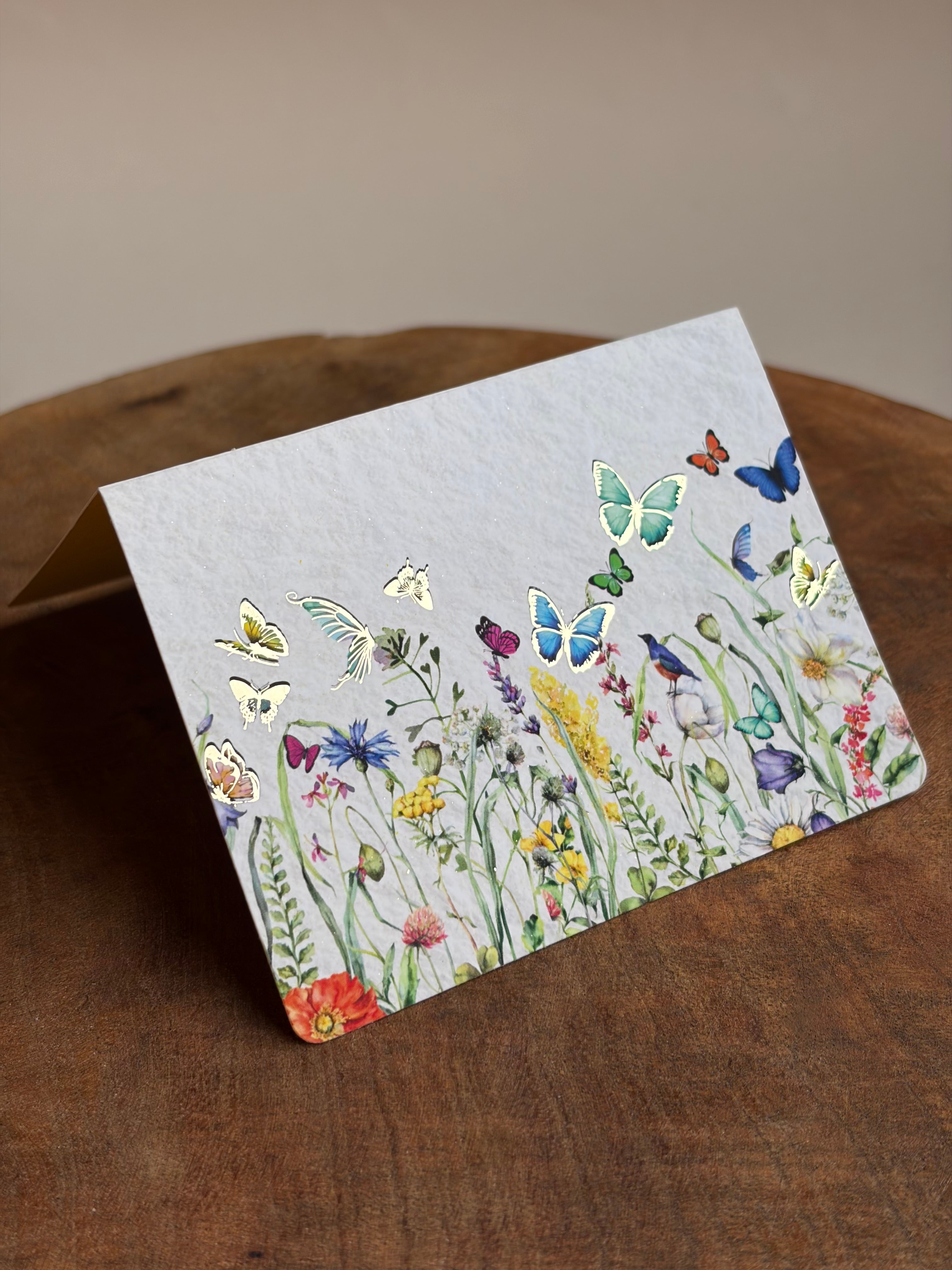 Butterfly Garden Foldcard