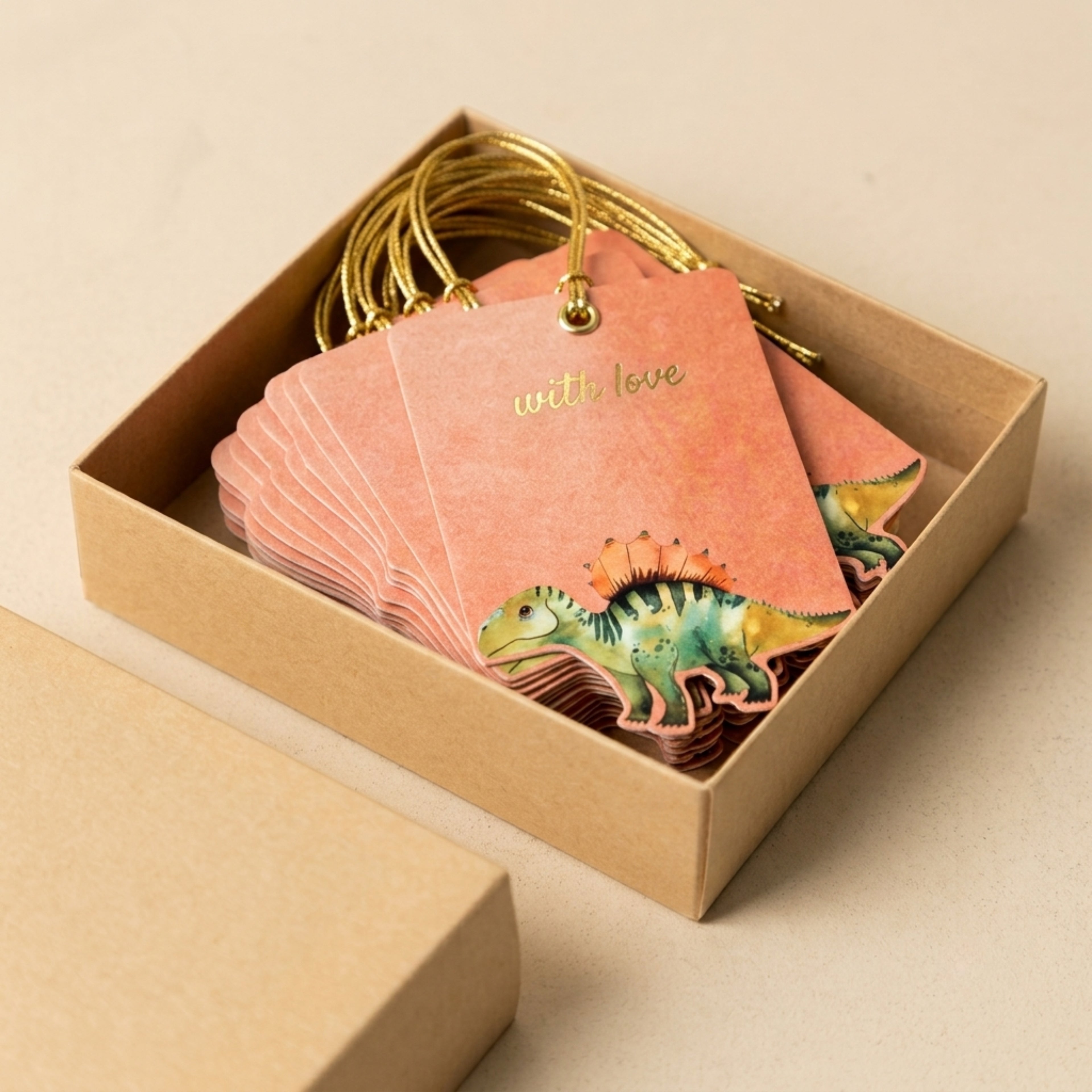 Dino Baby Gift Tags Set