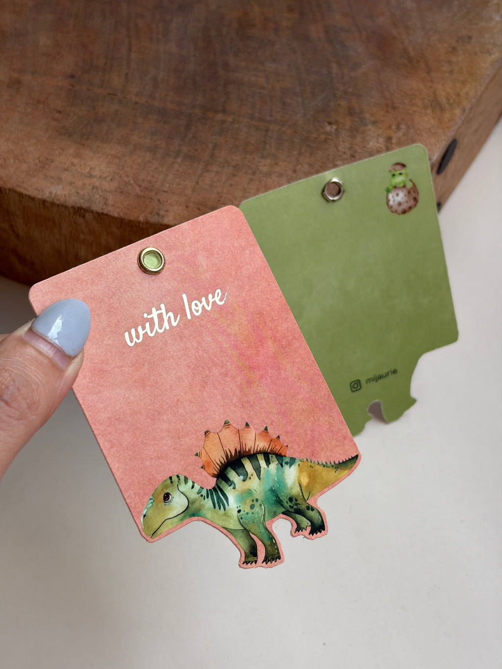 Dino Baby Gift Tags Set