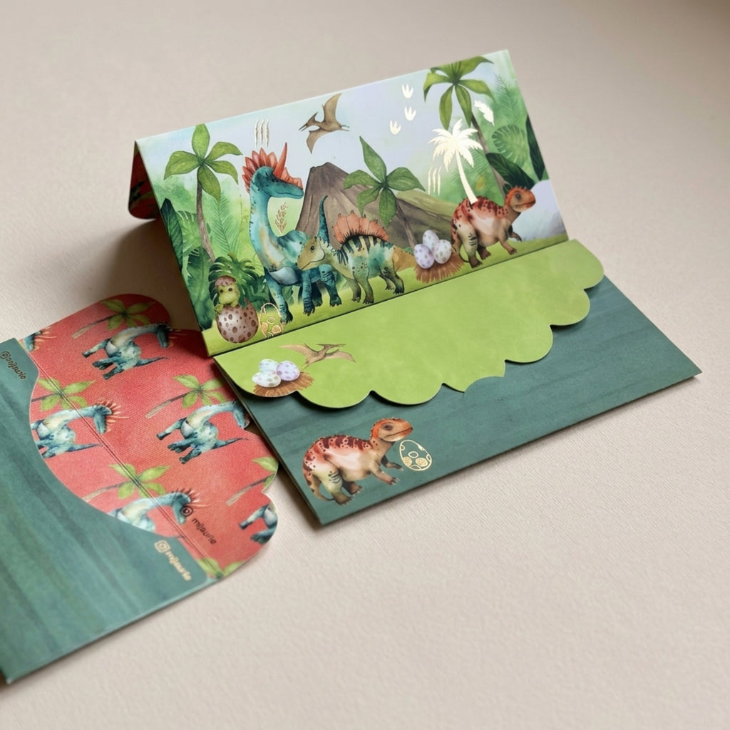Dino Baby Envelope