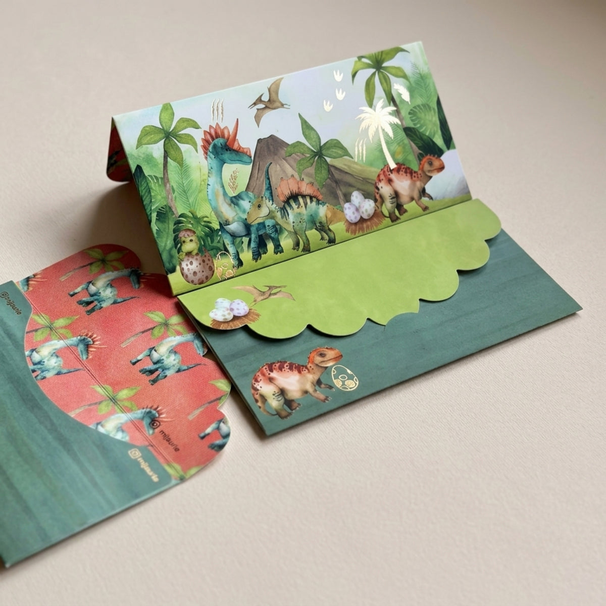 Dino Baby Envelope