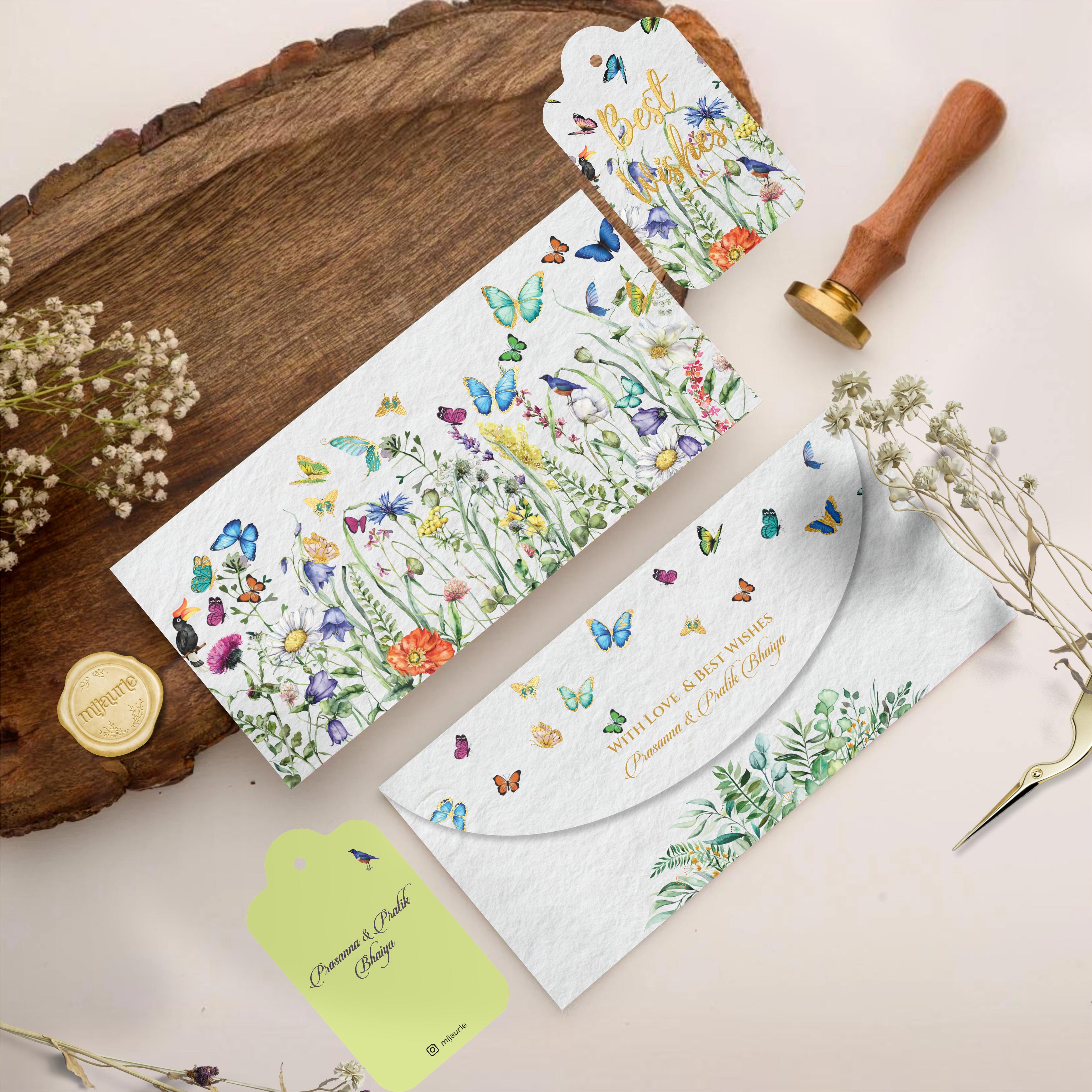 Butterfly Garden Envelope