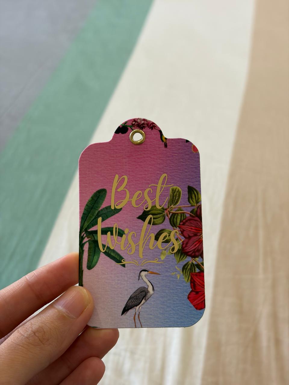 Ombré Pichwai Gift Tag