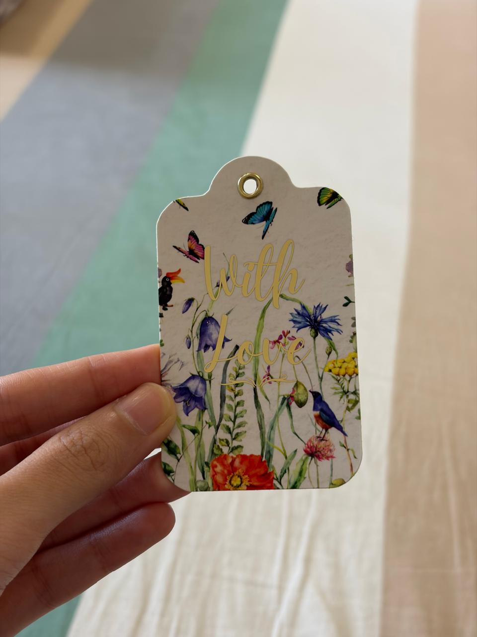 Butterfly Garden Gift Tag