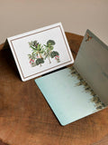 White Botanical Foldcard