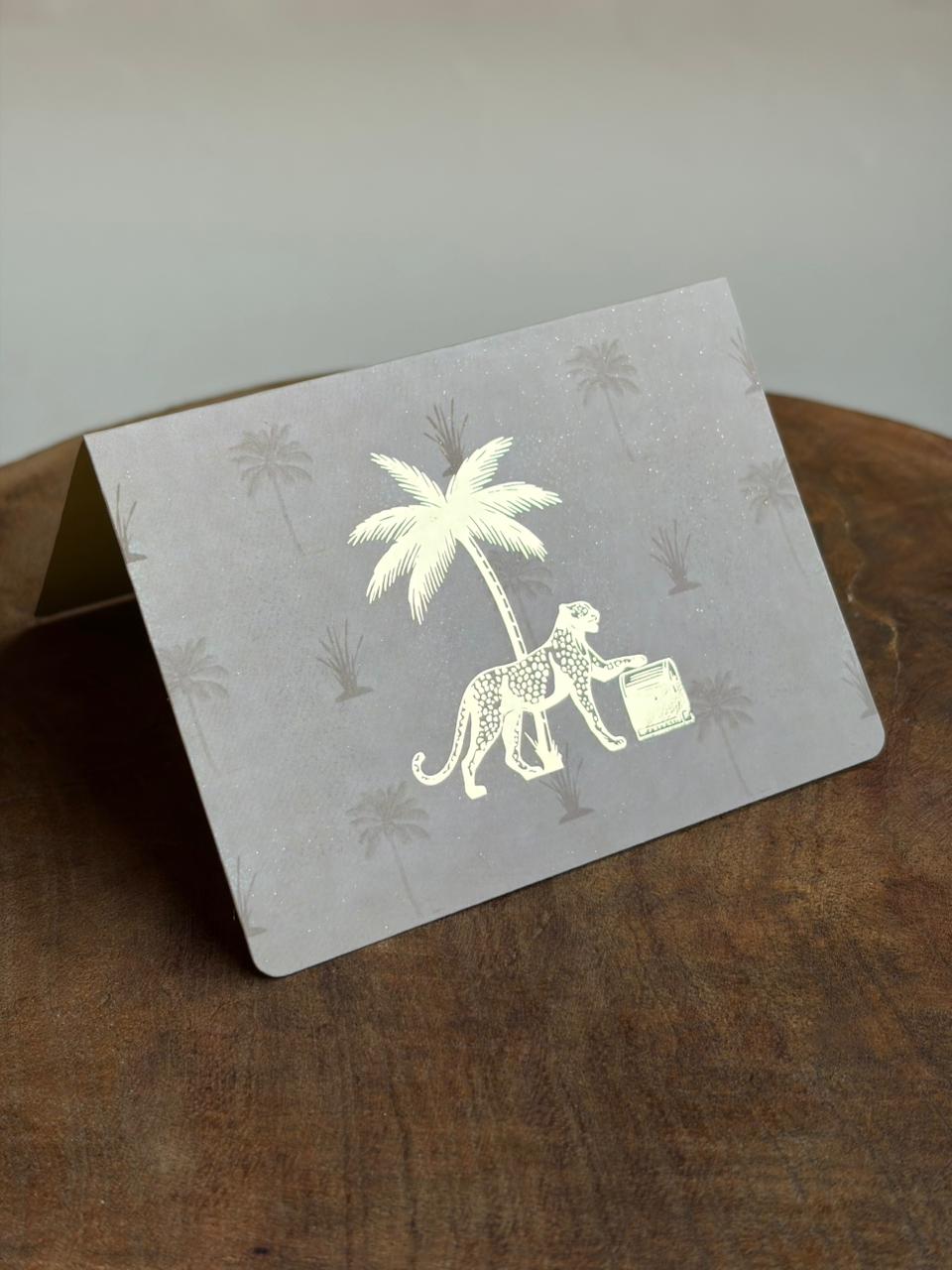 Leopard Vacay Foldcard