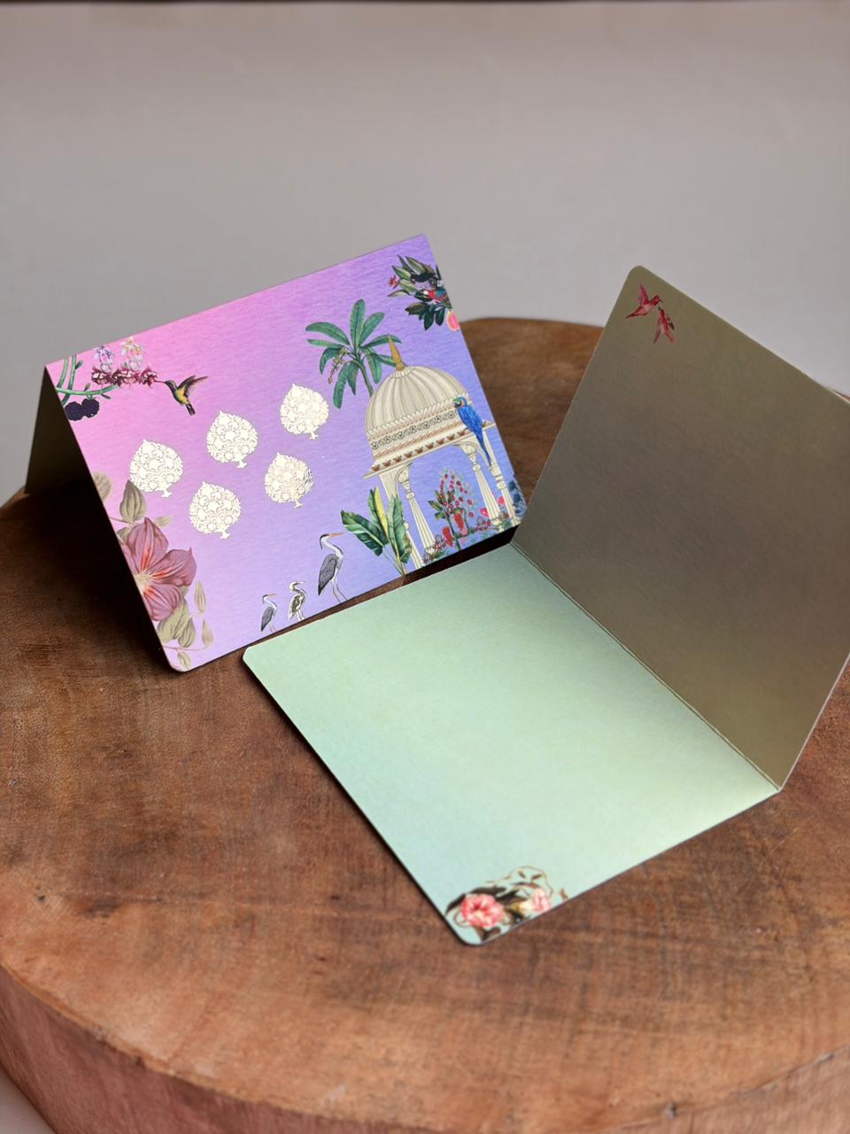 Ombré Pichwai Foldcard